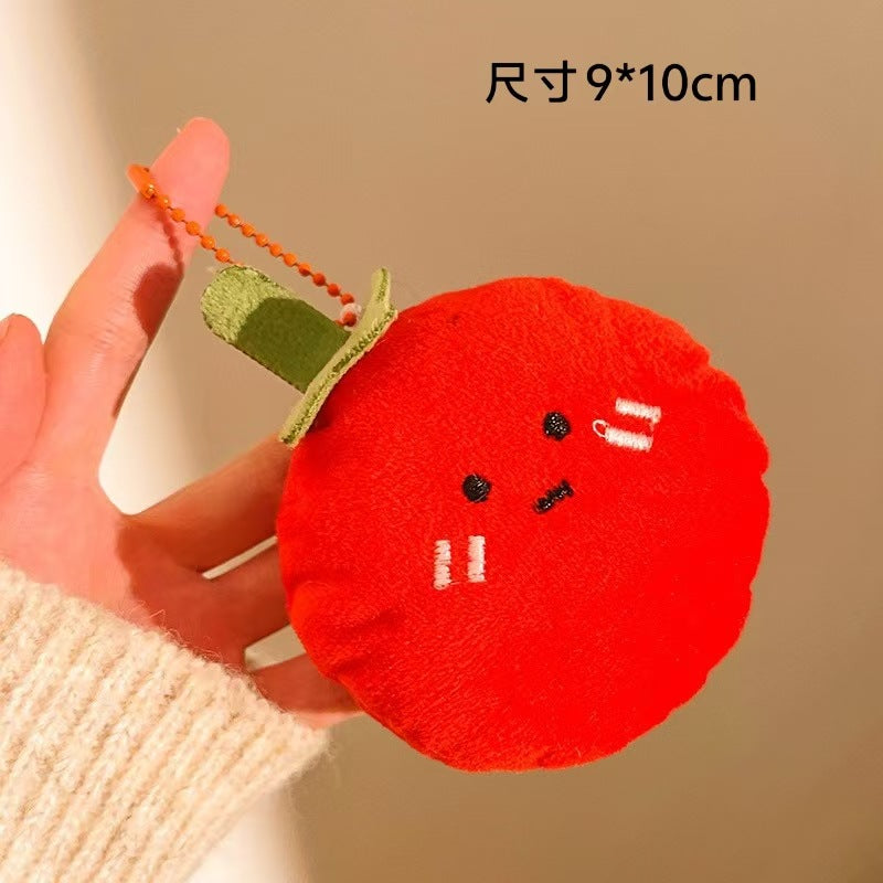 Wholesale Creative Food Plush Doll Pendant Girl Backpack Pendant Keychain Pendant Doll Small Gift Event Stall